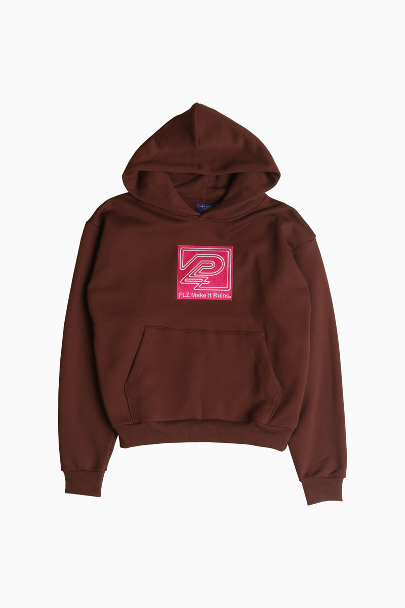 PLZ Make It Ruins Brown Hoodie