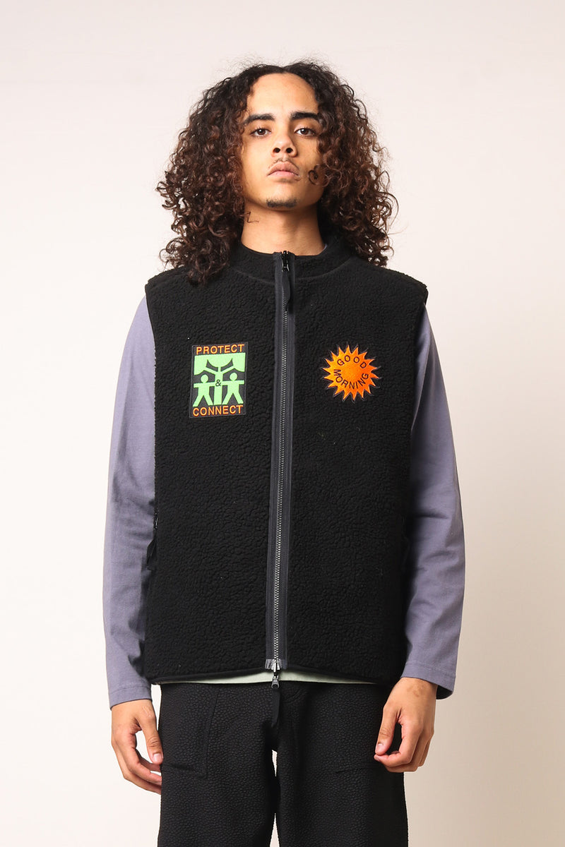 Good Morning Tapes Reversible Zip Thru Vest