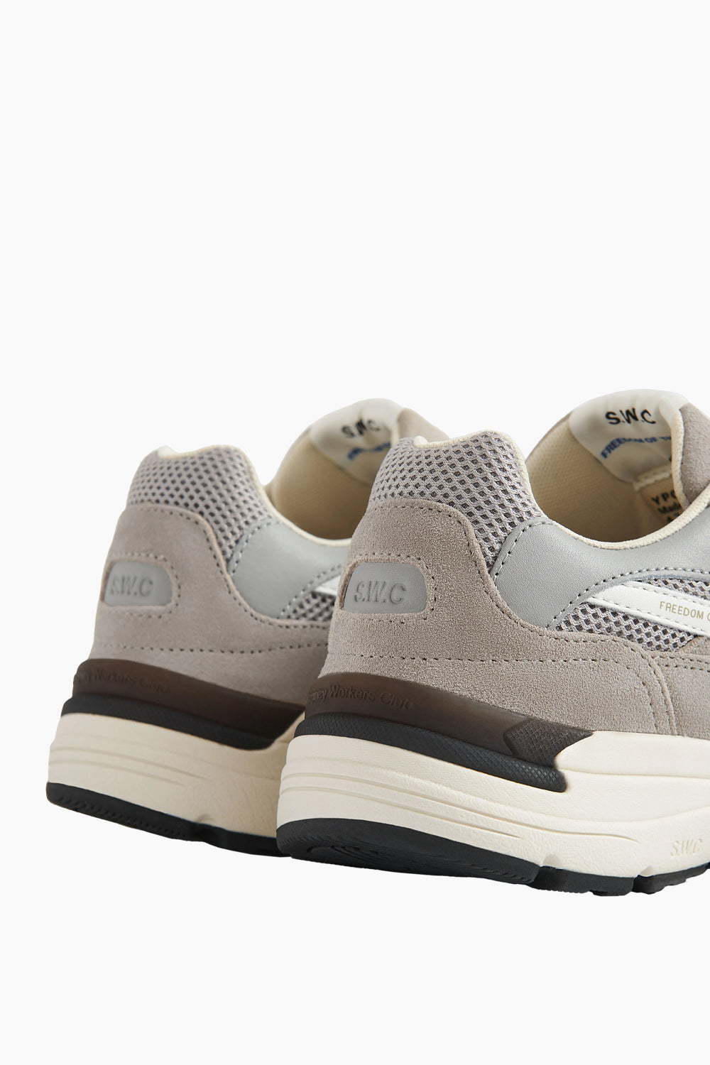 Stepney Workers Club Amiel S-Strike Suede-Mix Light Grey Sneaker