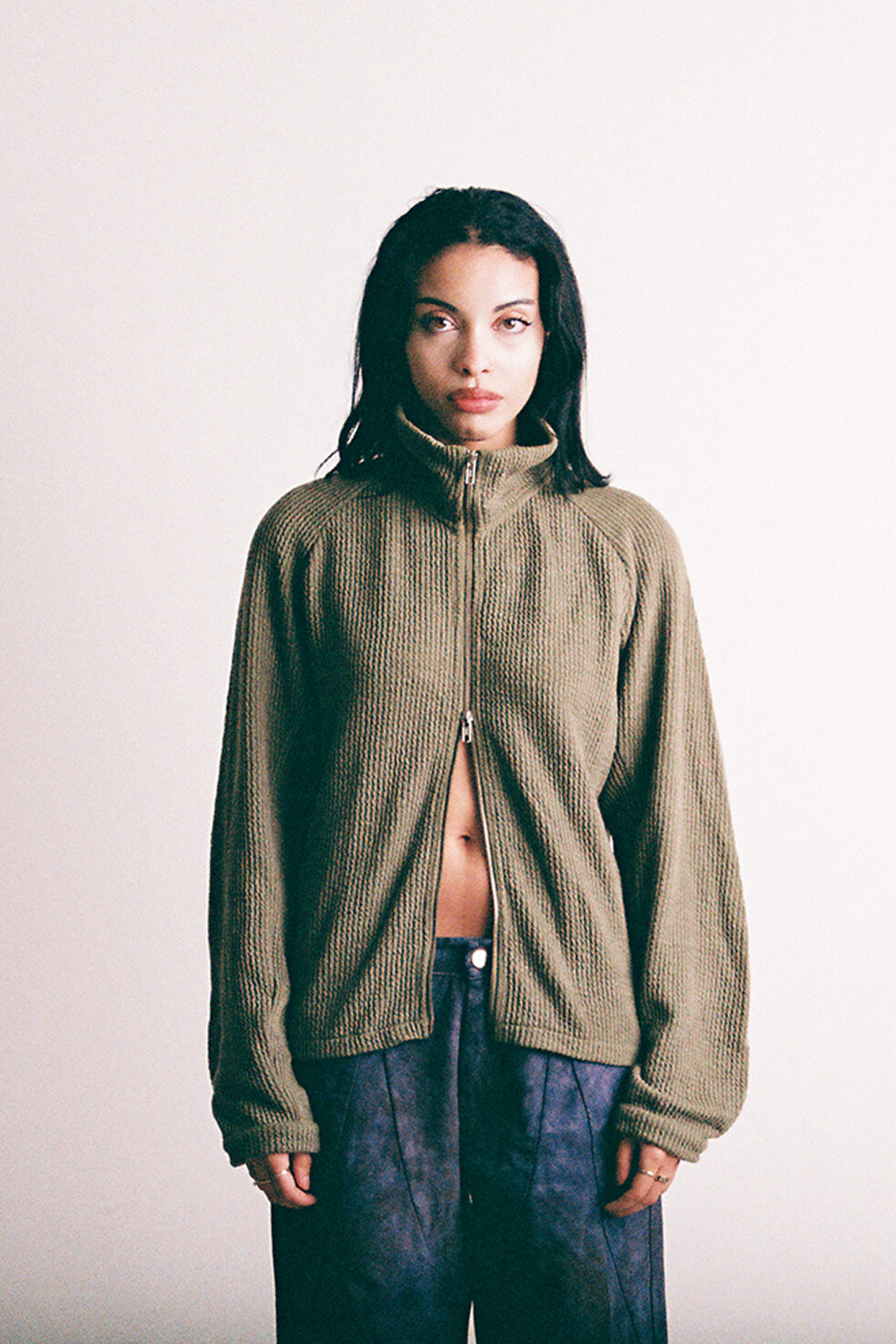 Souvenirs By.Everyone Volume Top Olive Green