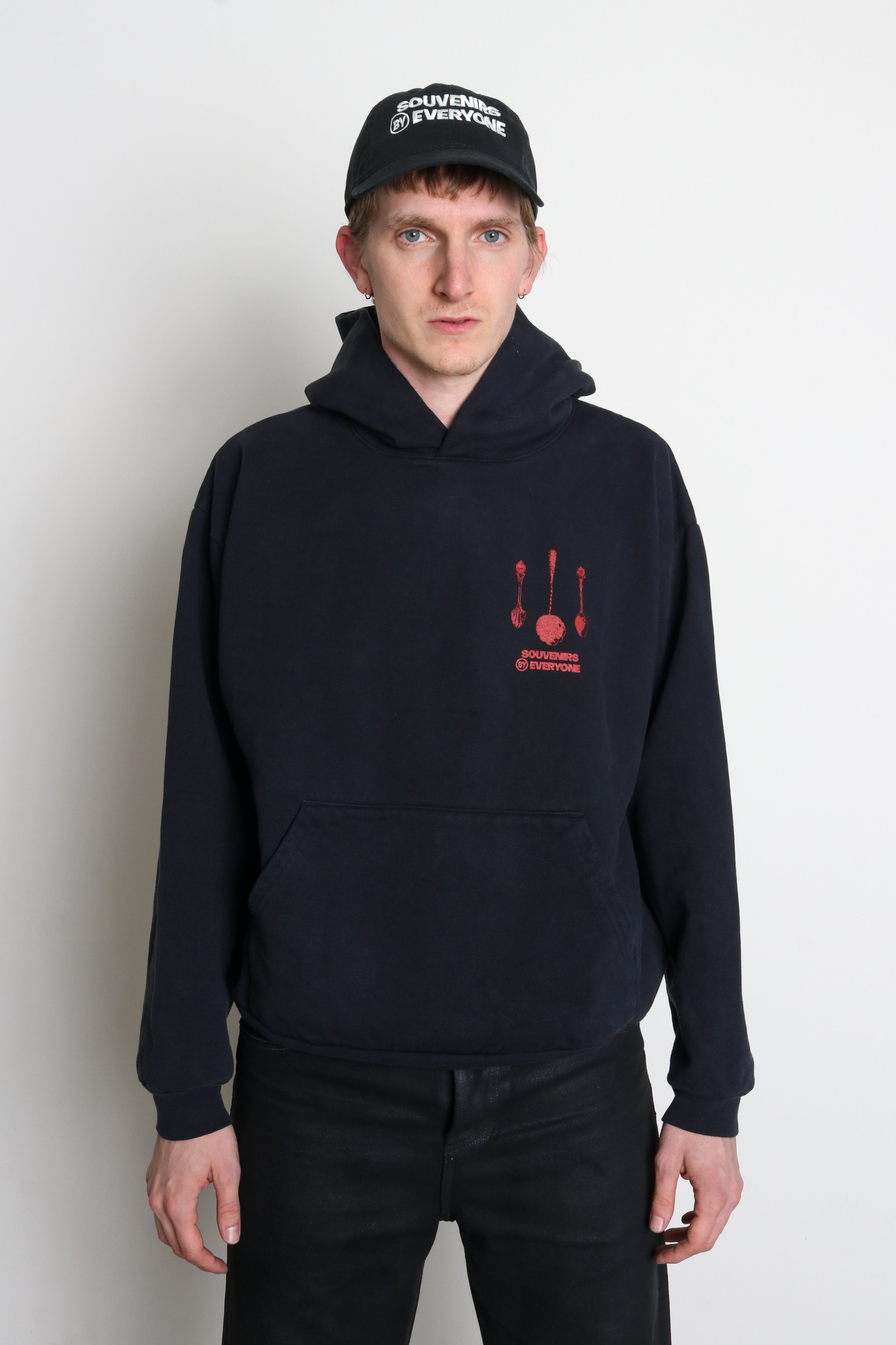 Souvenirs By.Everyone Emblem Hoodie Black