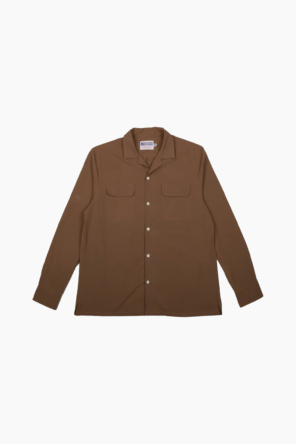 Brother Brother Brown Camp Collar Shirt