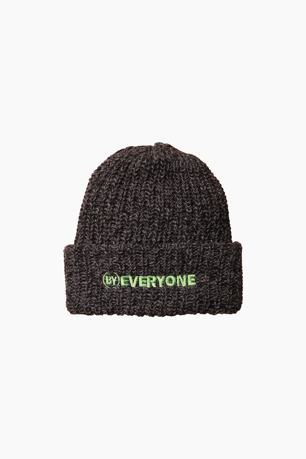 By.Everyone Spell-Out Logo Beanie Charcoal