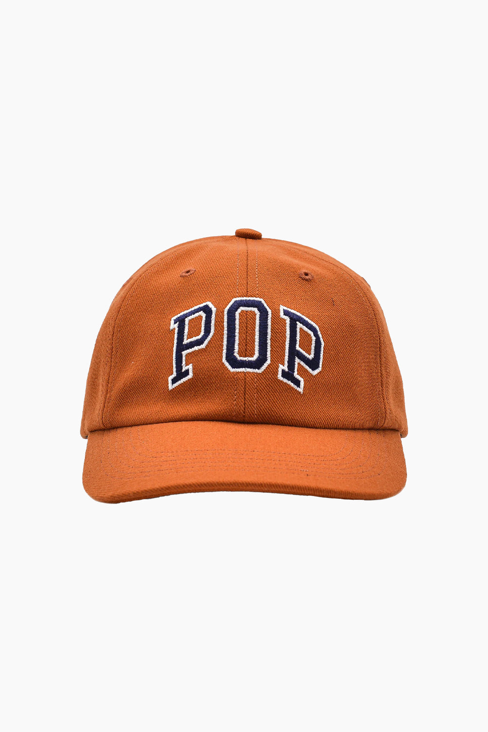 Pop Trading Company Cinnamon Arch Logo 6 Panel Hat