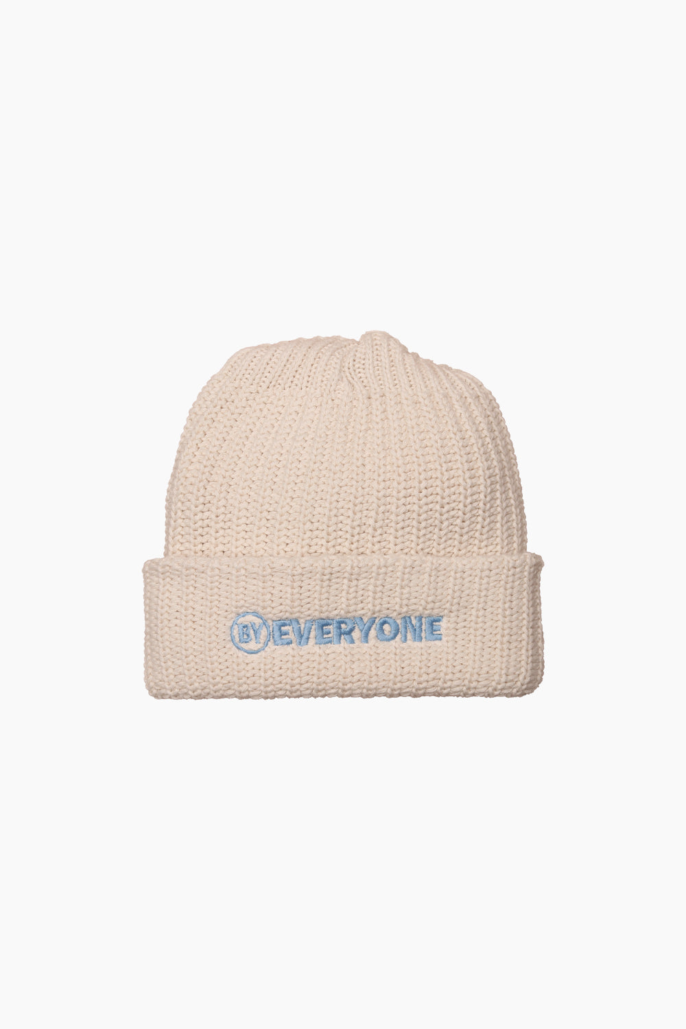 By.Everyone Spell-Out Logo Beanie Cream