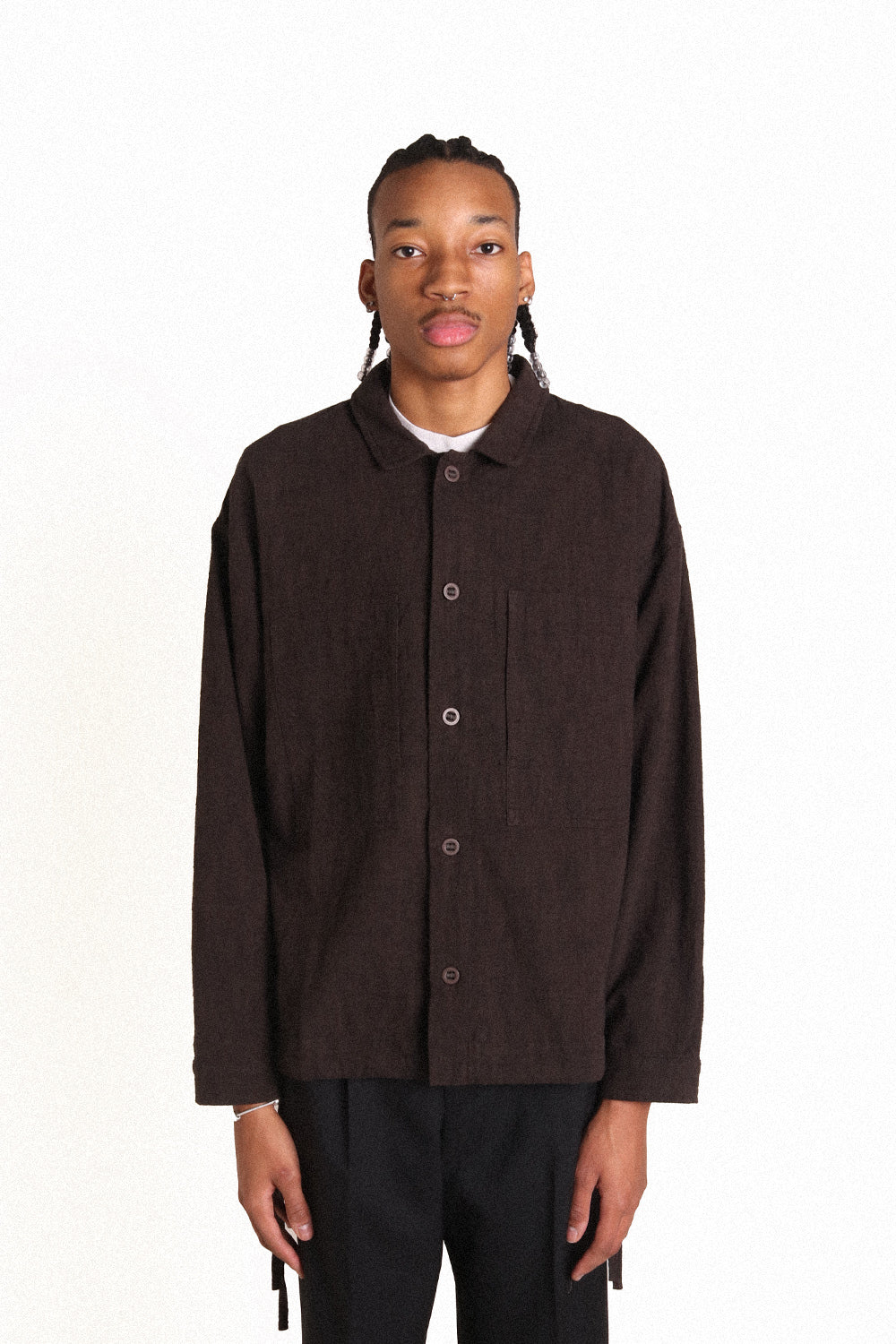 Satta Speckled Brown Judo Overshirt