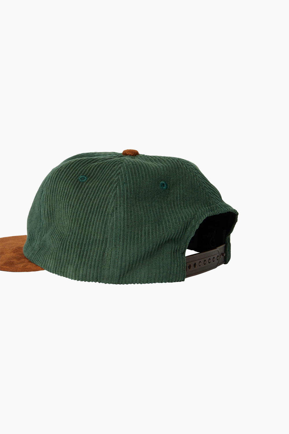 By Parra Pine Green Painters Script Corduroy 6 Panel Hat