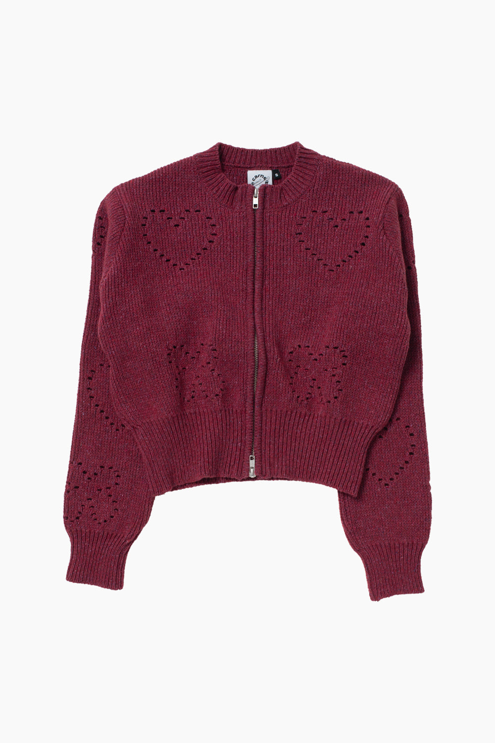 Carne Bollente Heart Me Baby Zip Cardigan