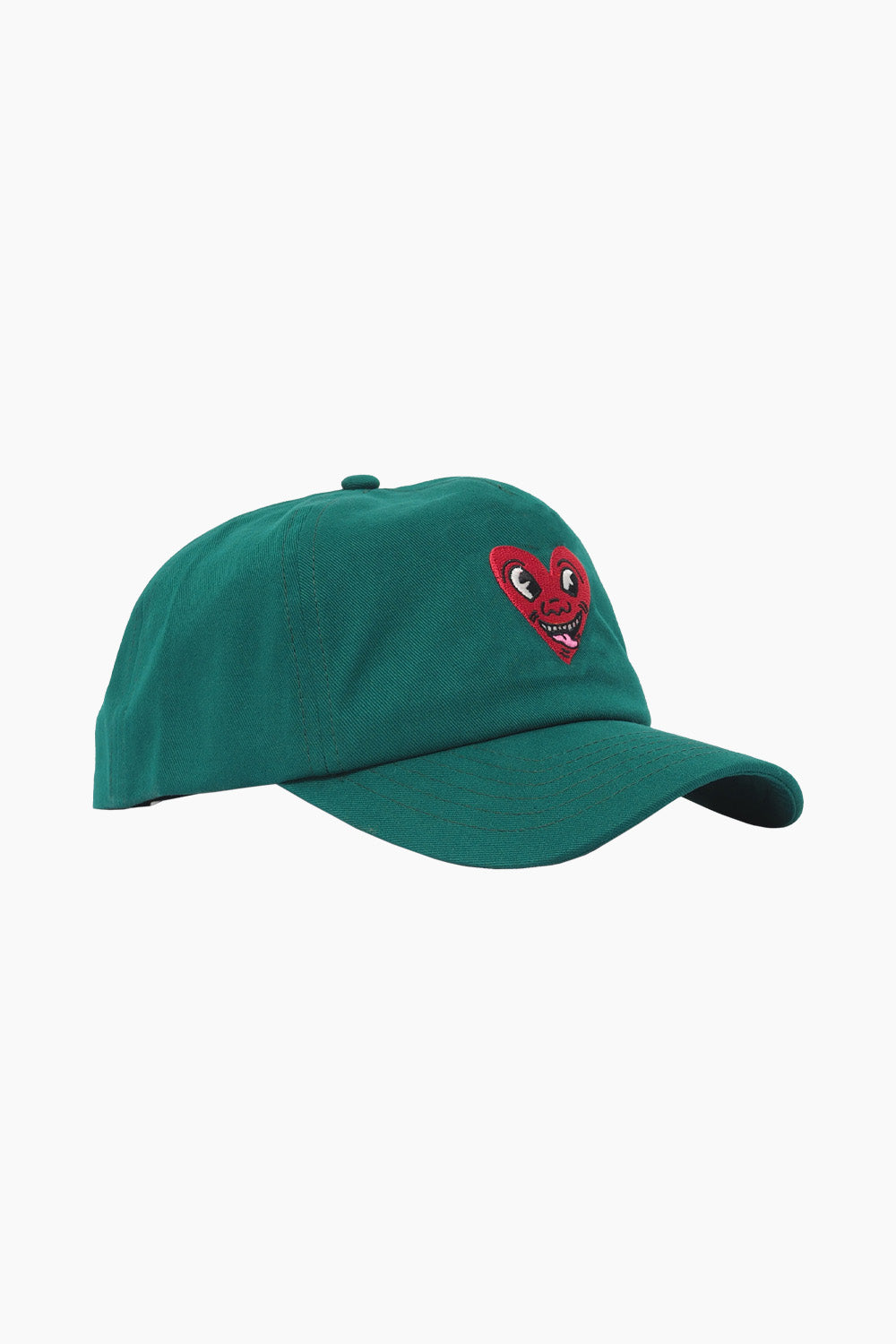 Jungles Heart Face Green Trucker Hat