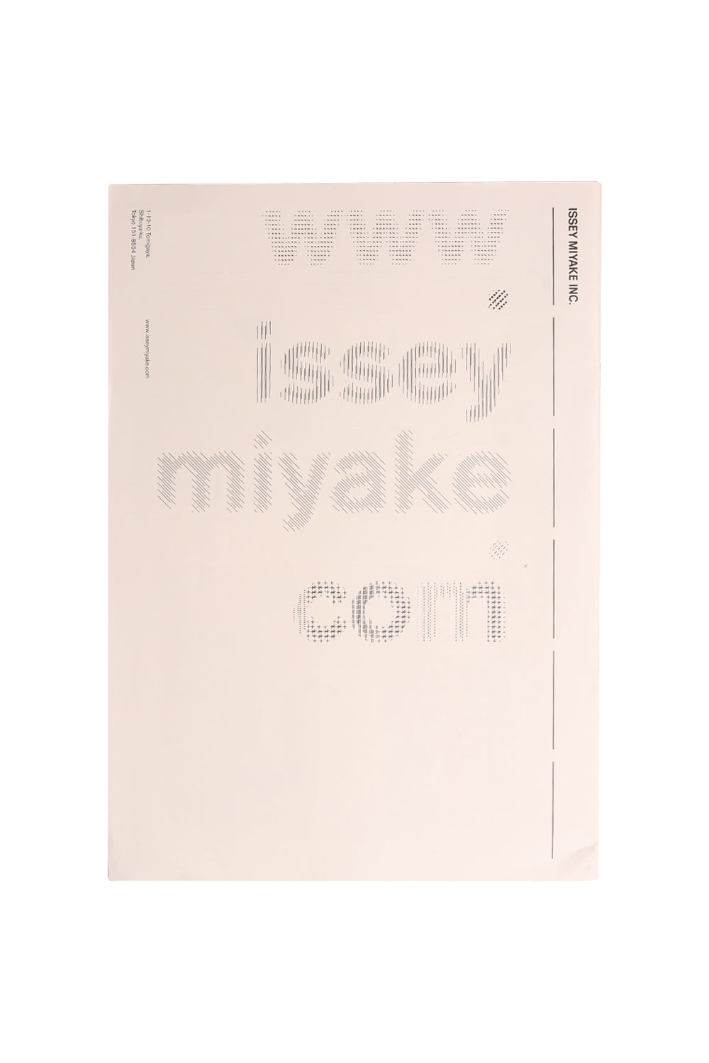 Issey Miyake 2008 Spring Vol 1