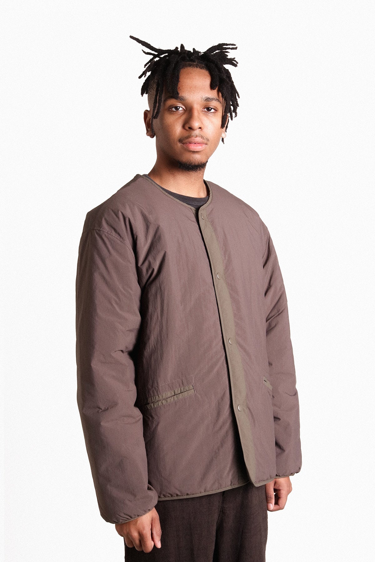 Satta Contrast Charcoal Dojo Jacket