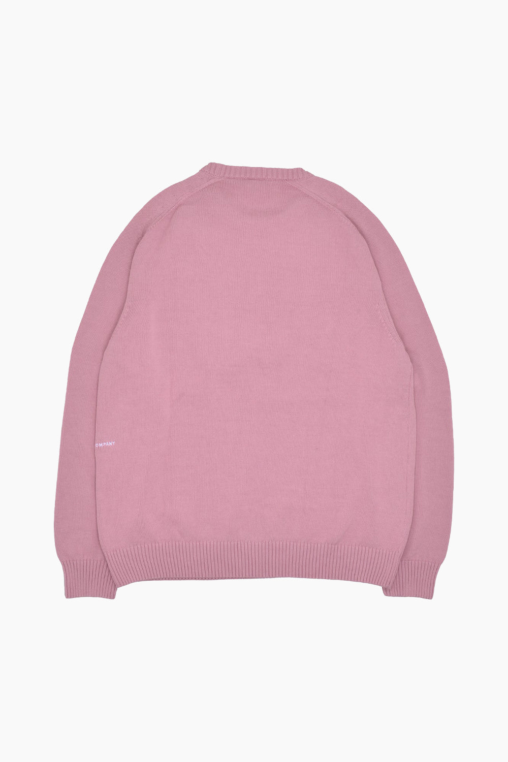 Pop Trading Company Arch Knitted Crewneck Mesa Rose