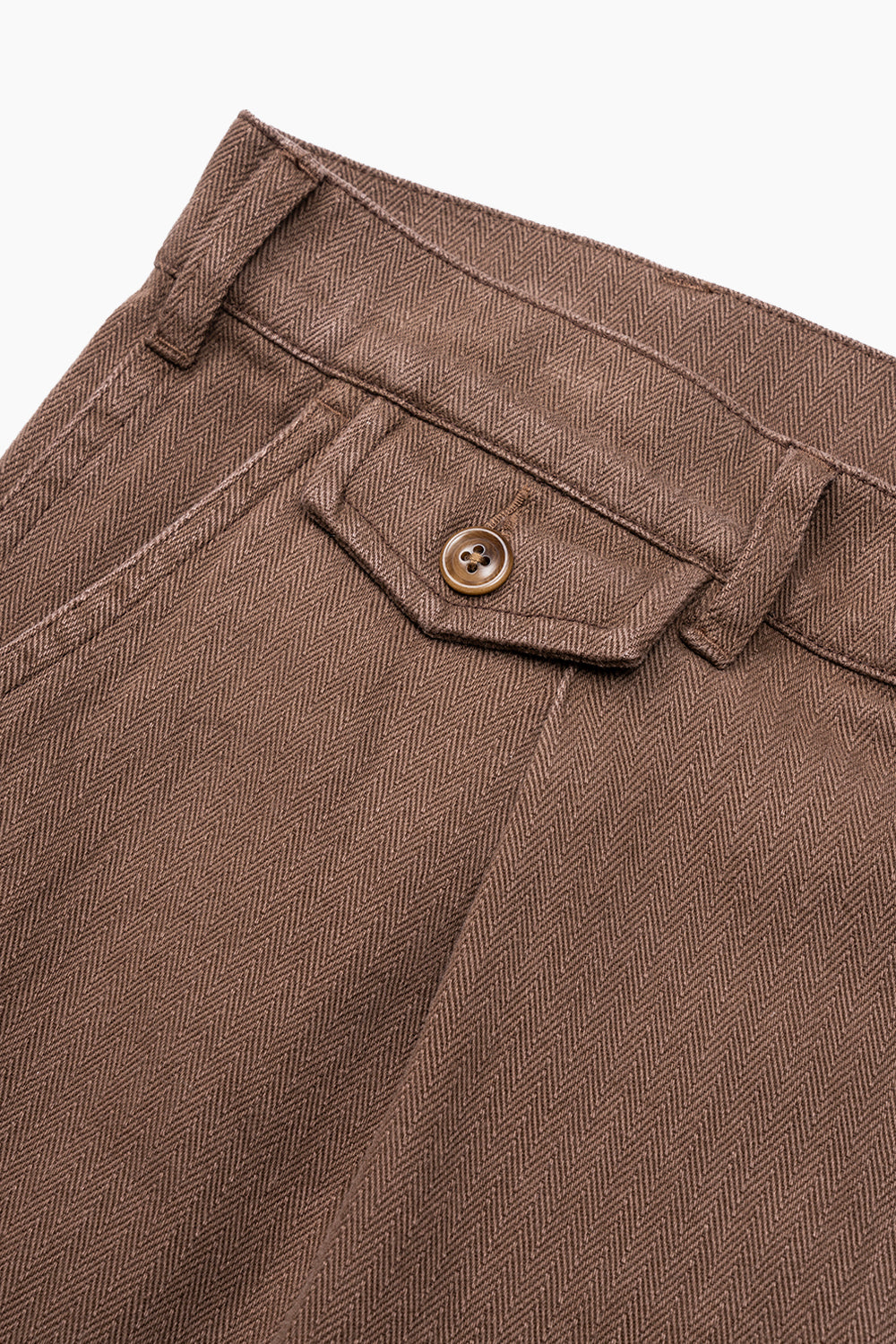 General Admission Brown Pleated Short