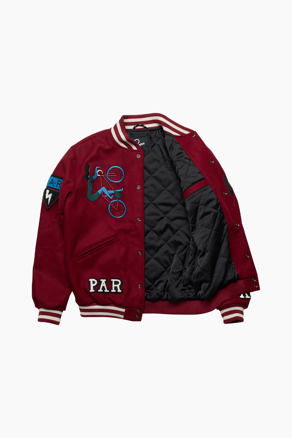 By Parra Run Sit & Bike Varsity Jacket