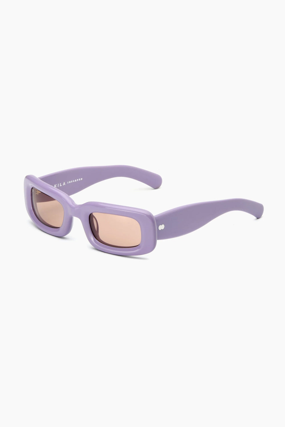 Akila Verve Inflated Lavender Sunglasses Brown Tint