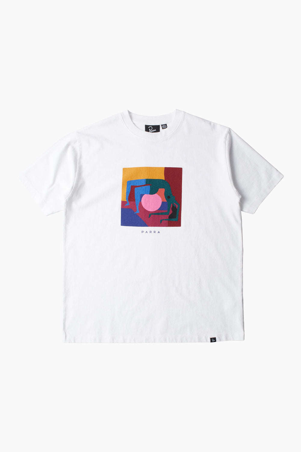 By Parra Yoga Balled White T-Shirt