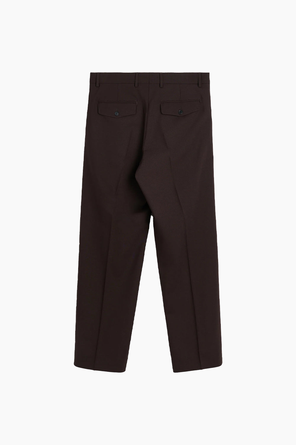 Sunflower Chocolate Brown Wide Pleated Trousers