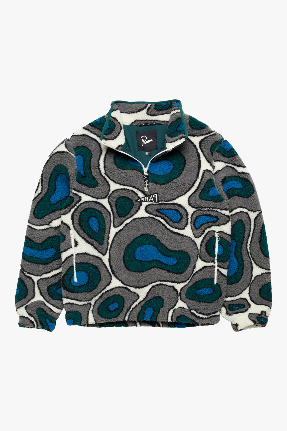 By Parra Amethist Geode Polar Fleece Pull Over