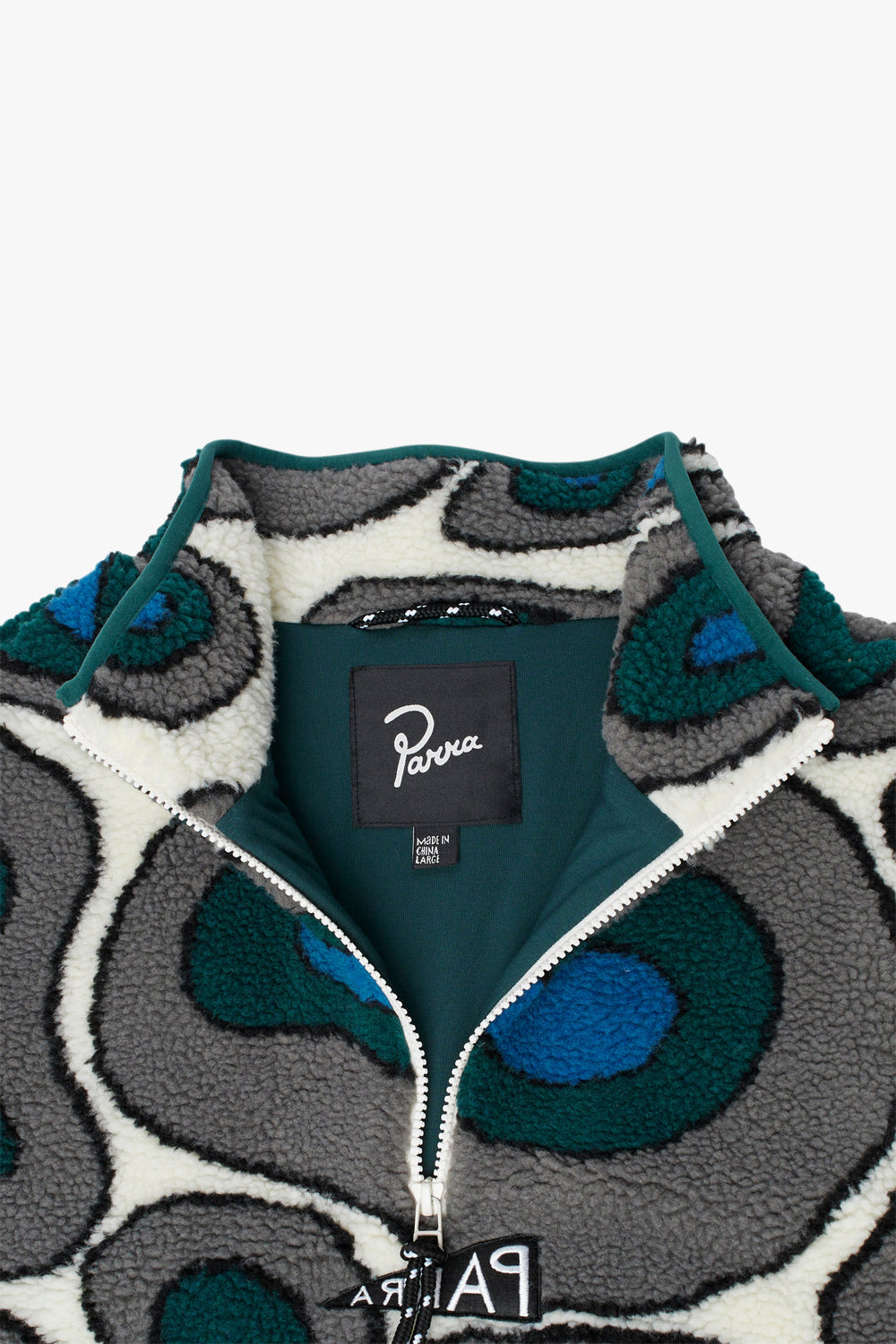 By Parra Amethist Geode Polar Fleece Pull Over