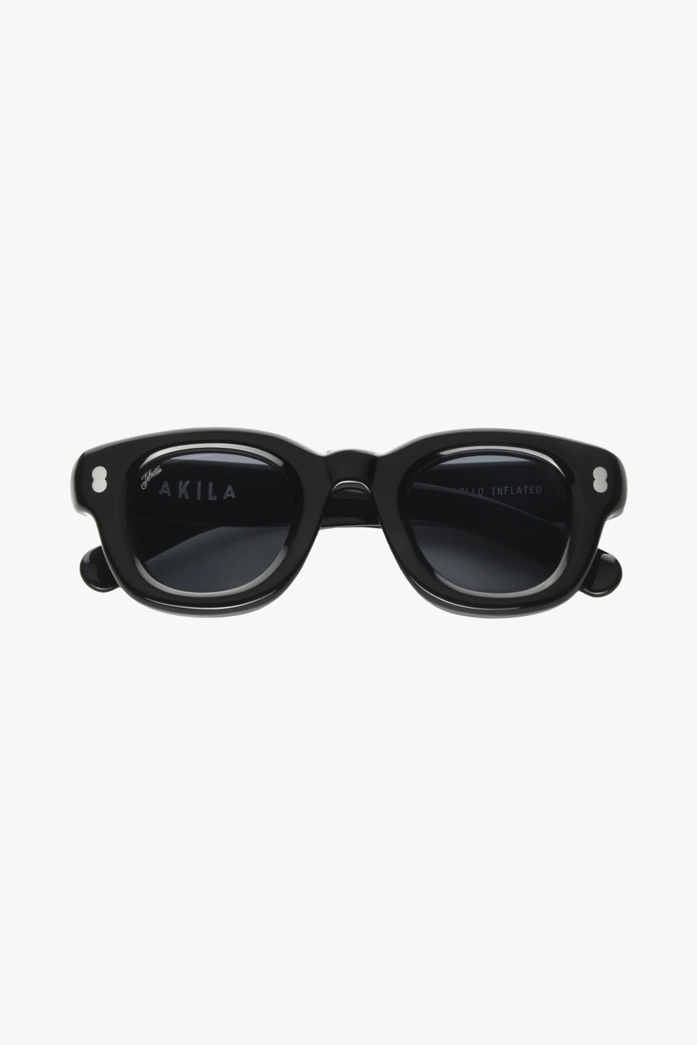 Akila Black Inflated Apollo Sunglasses