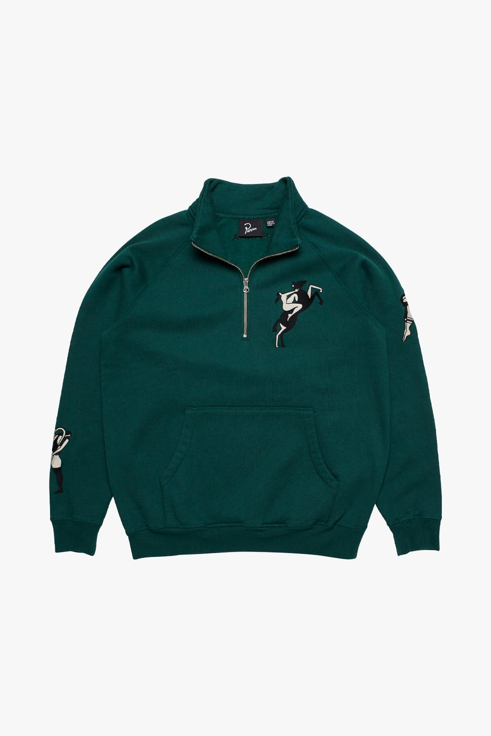 By Parra Life Experience Half Zip Sweatshirt