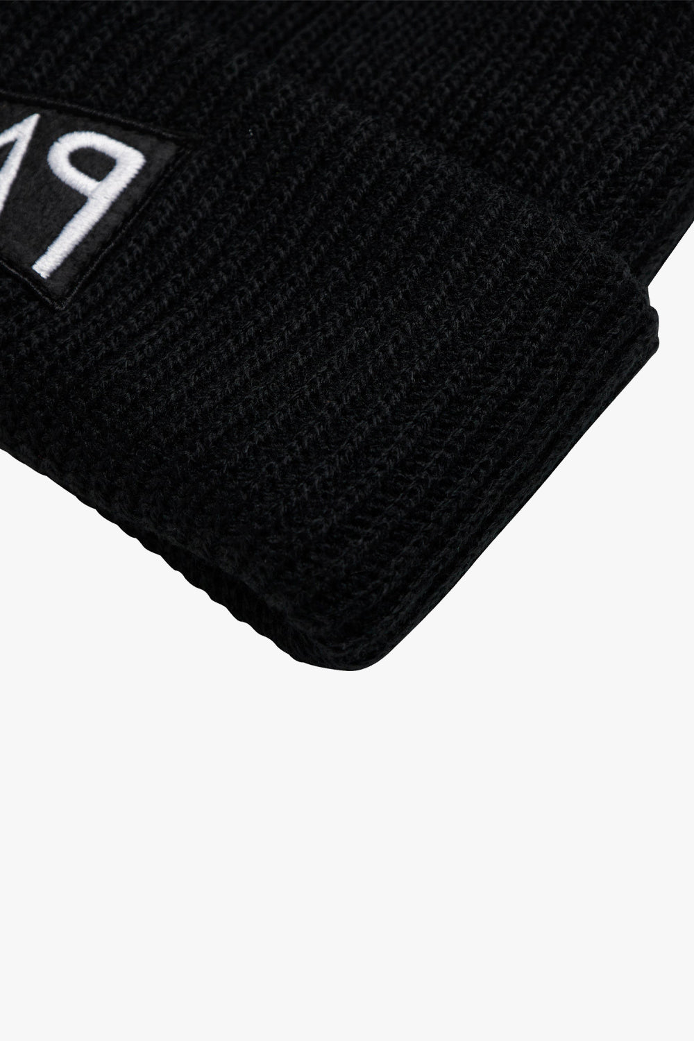 By Parra Mirrored Flag Logo Beanie Black