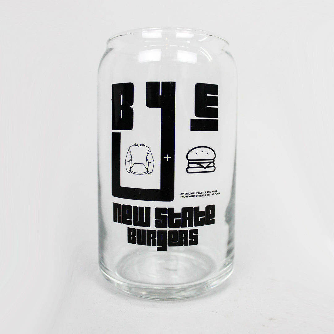 BY.E + New State Burgers Pint Glass