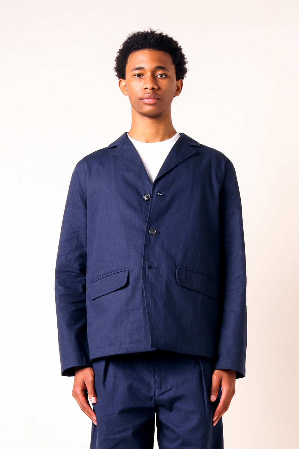 Pop Trading Company Navy Hewitt Jacket