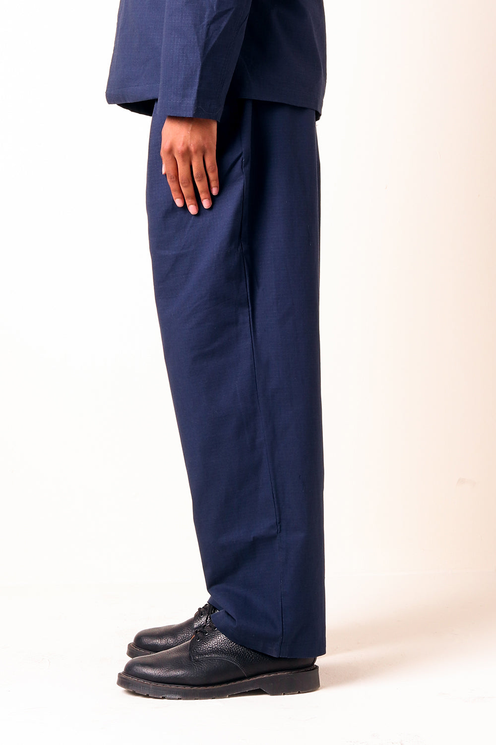 Pop Trading Company Navy Hewitt Suit Pant