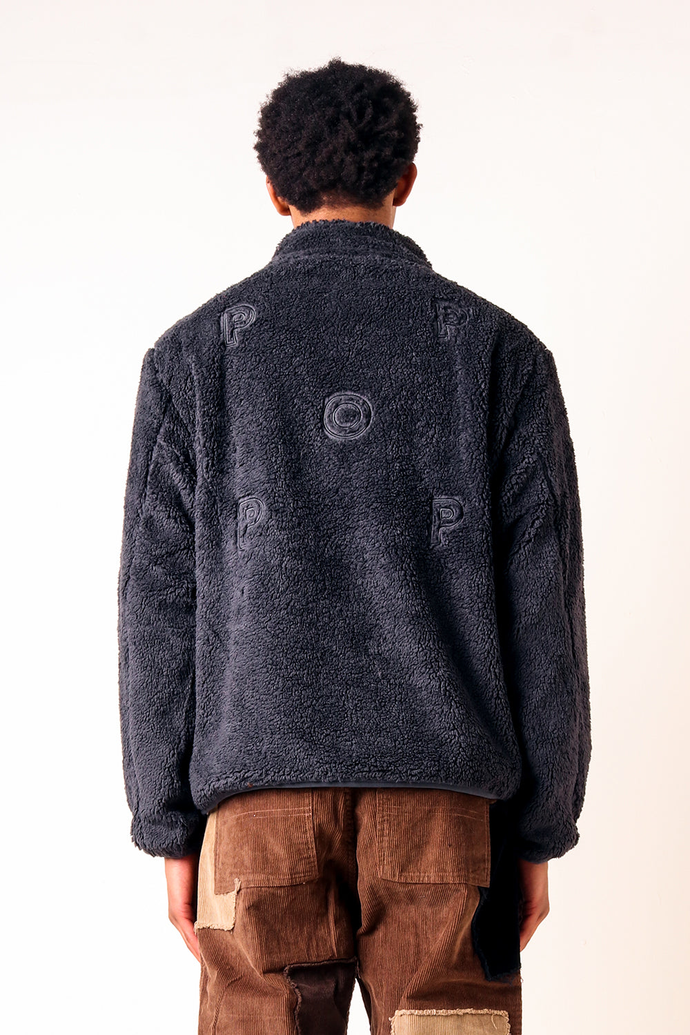 Pop Trading Company Charcoal Plada Fleece