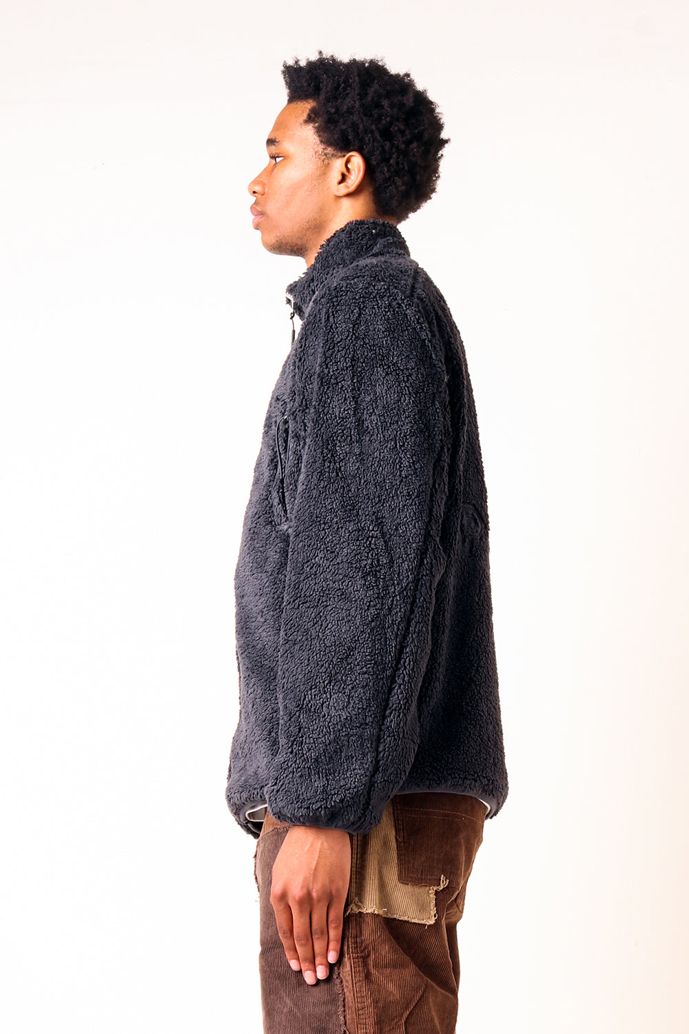 Pop Trading Company Charcoal Plada Fleece