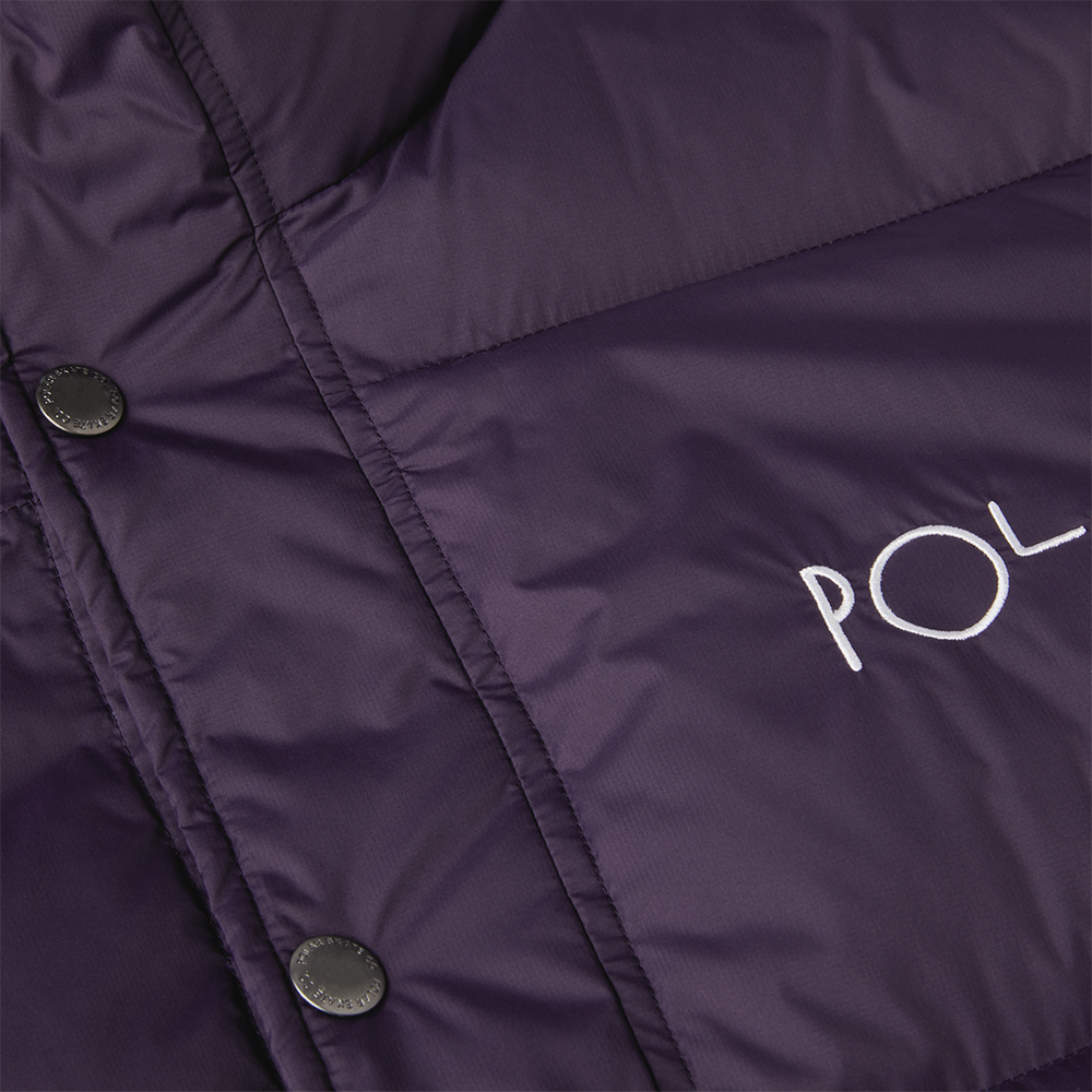 Polar Logo Puffer - Dark Violet