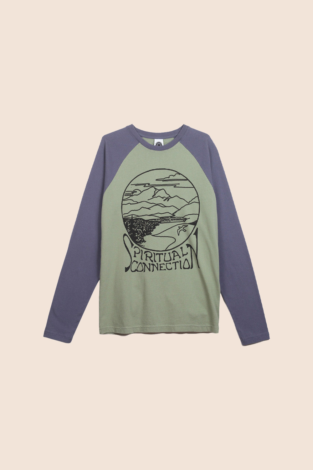 Good Morning Tapes Spiritual Connection Raglan Long Sleeve T-Shirt