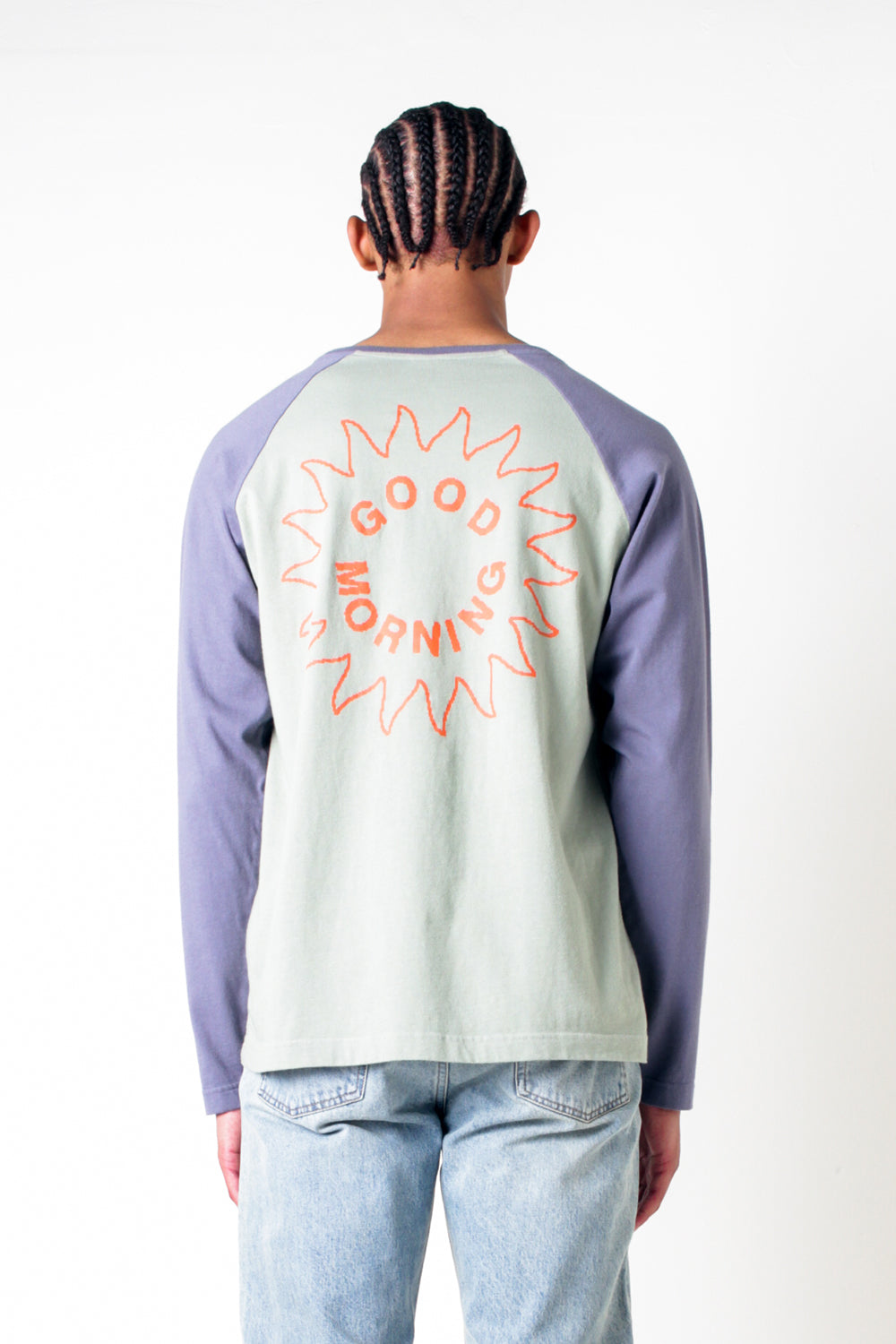 Good Morning Tapes Spiritual Connection Raglan Long Sleeve T-Shirt