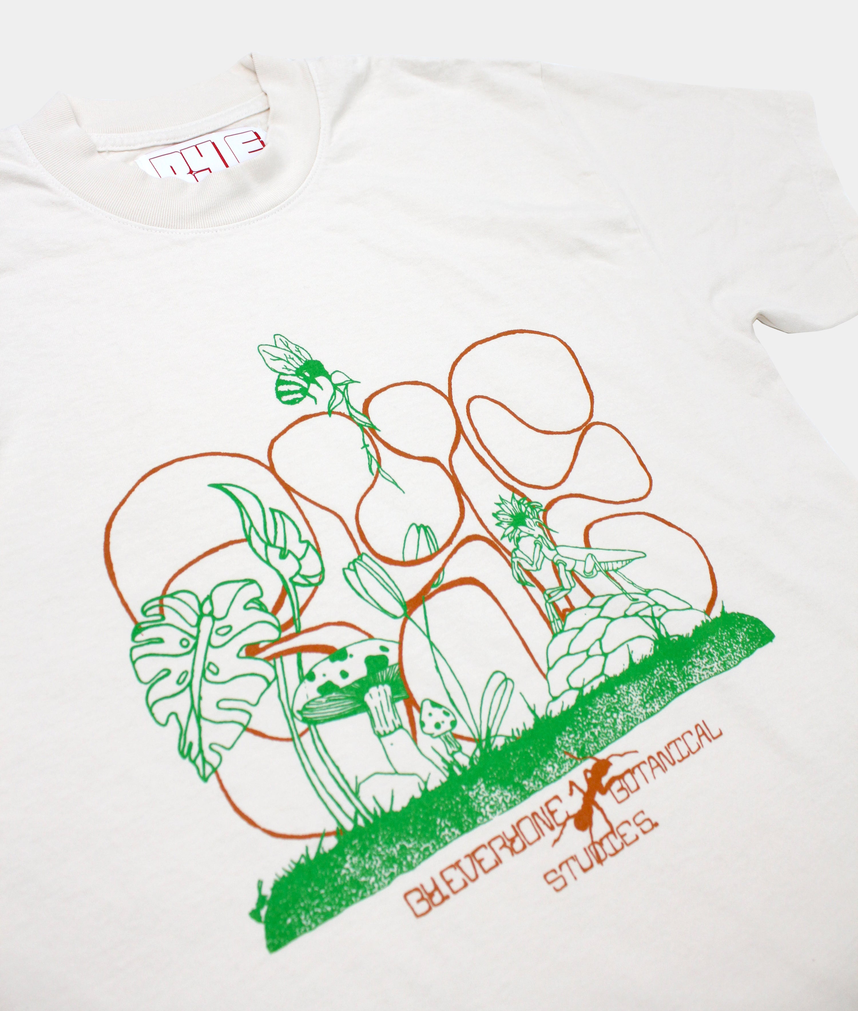 BY.E Botanical Studies Tee - Cream