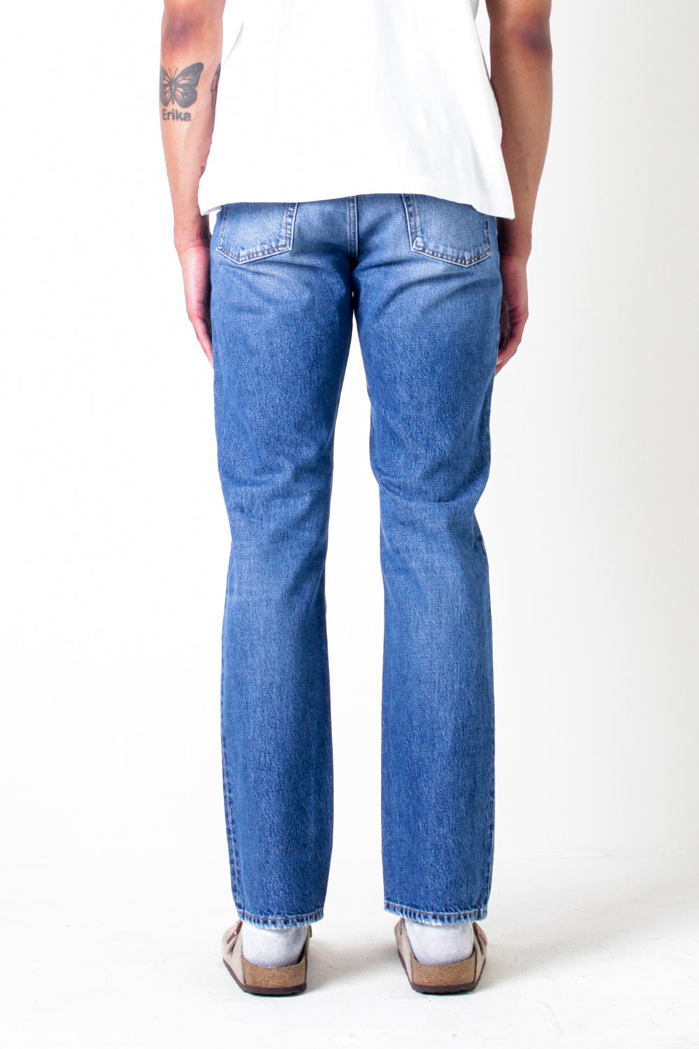 Sunflower Straight Jeans Vintage Blue Wash