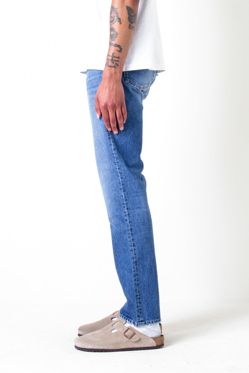 Sunflower Straight Jeans Vintage Blue Wash