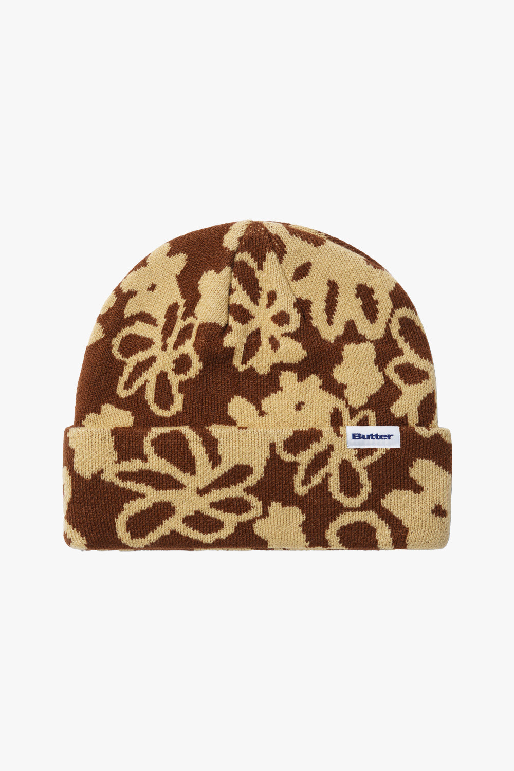 Butter Goods Flowers Beanie Brown