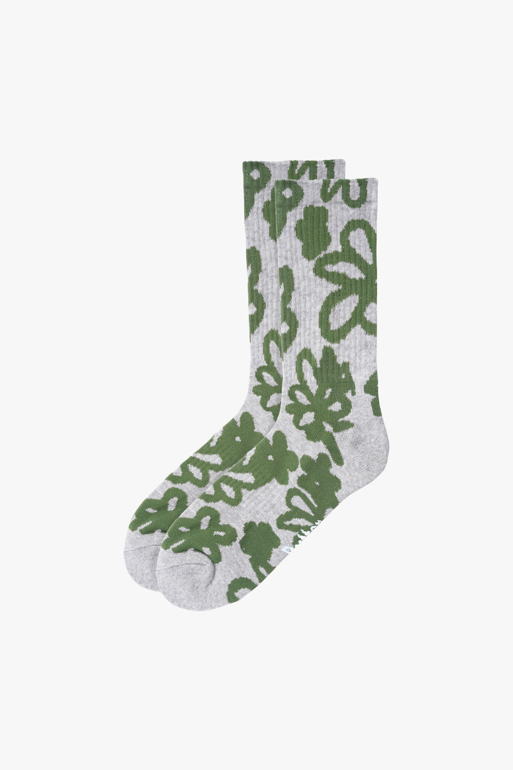 Butter Goods Flowers Socks Grey