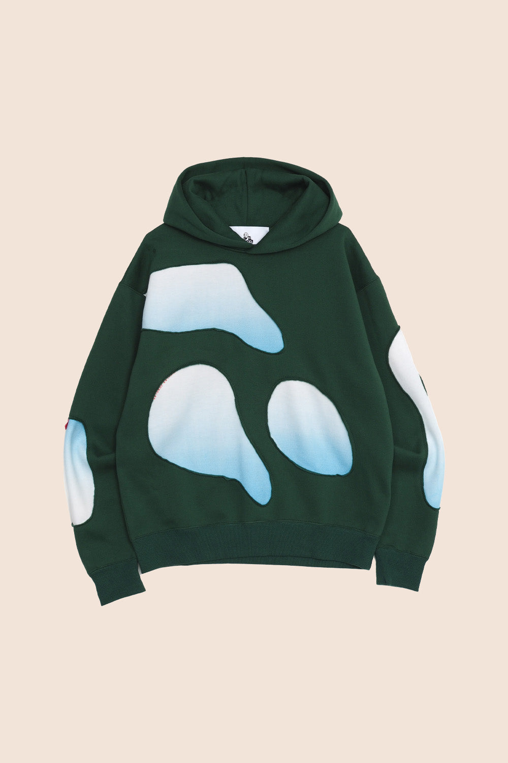 Jungles Lava Panelled Hoodie