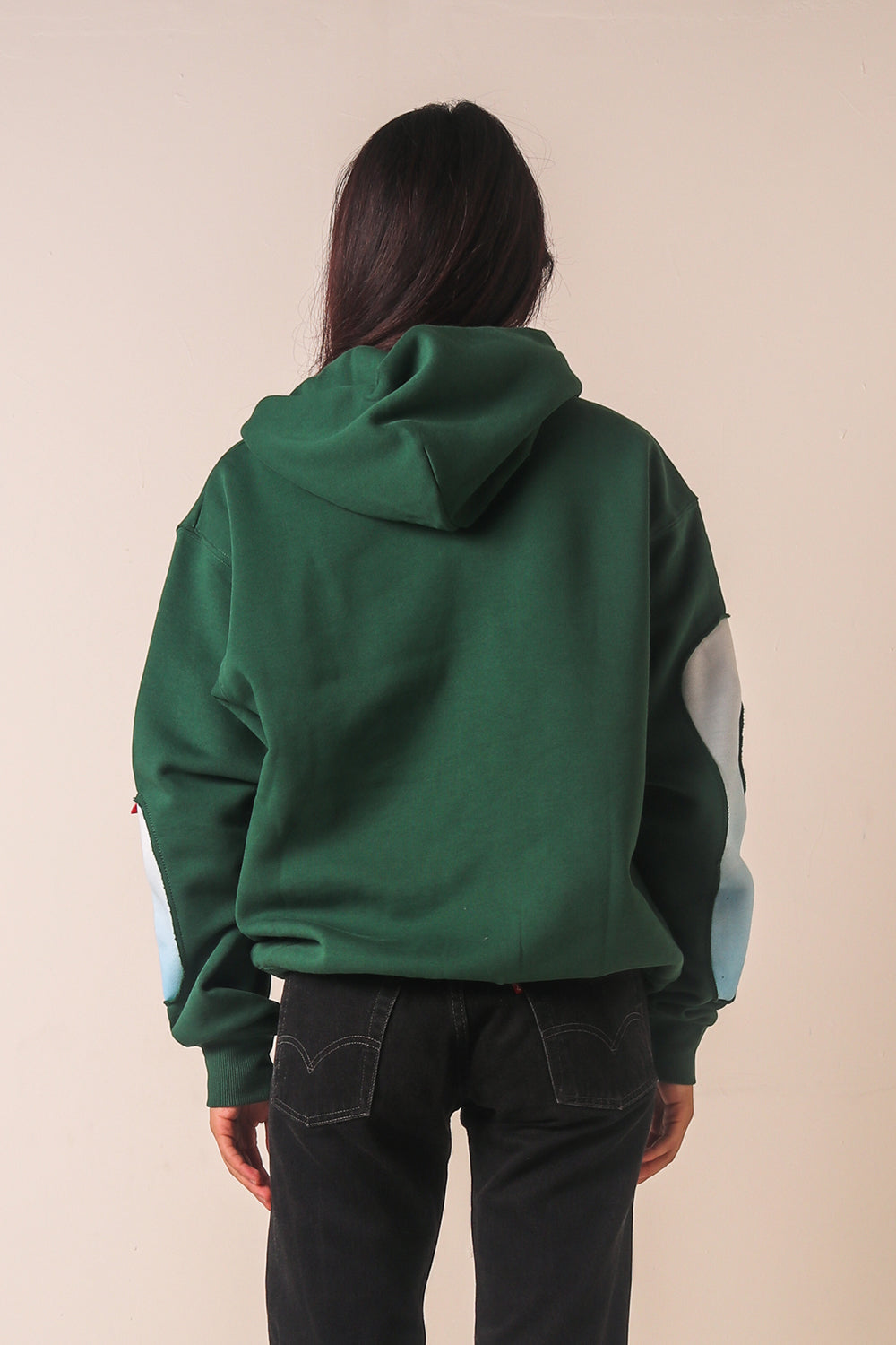 Jungles Lava Panelled Hoodie