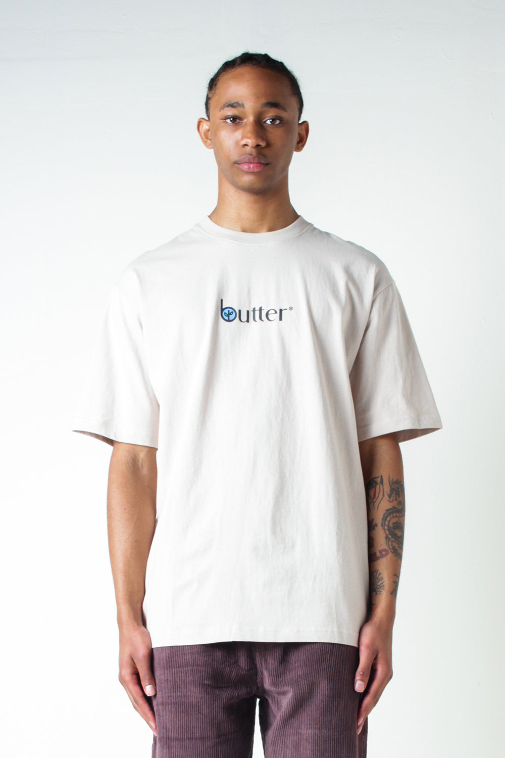 Butter Goods Leaf Logo Classic Short Sleeve T-Shirt