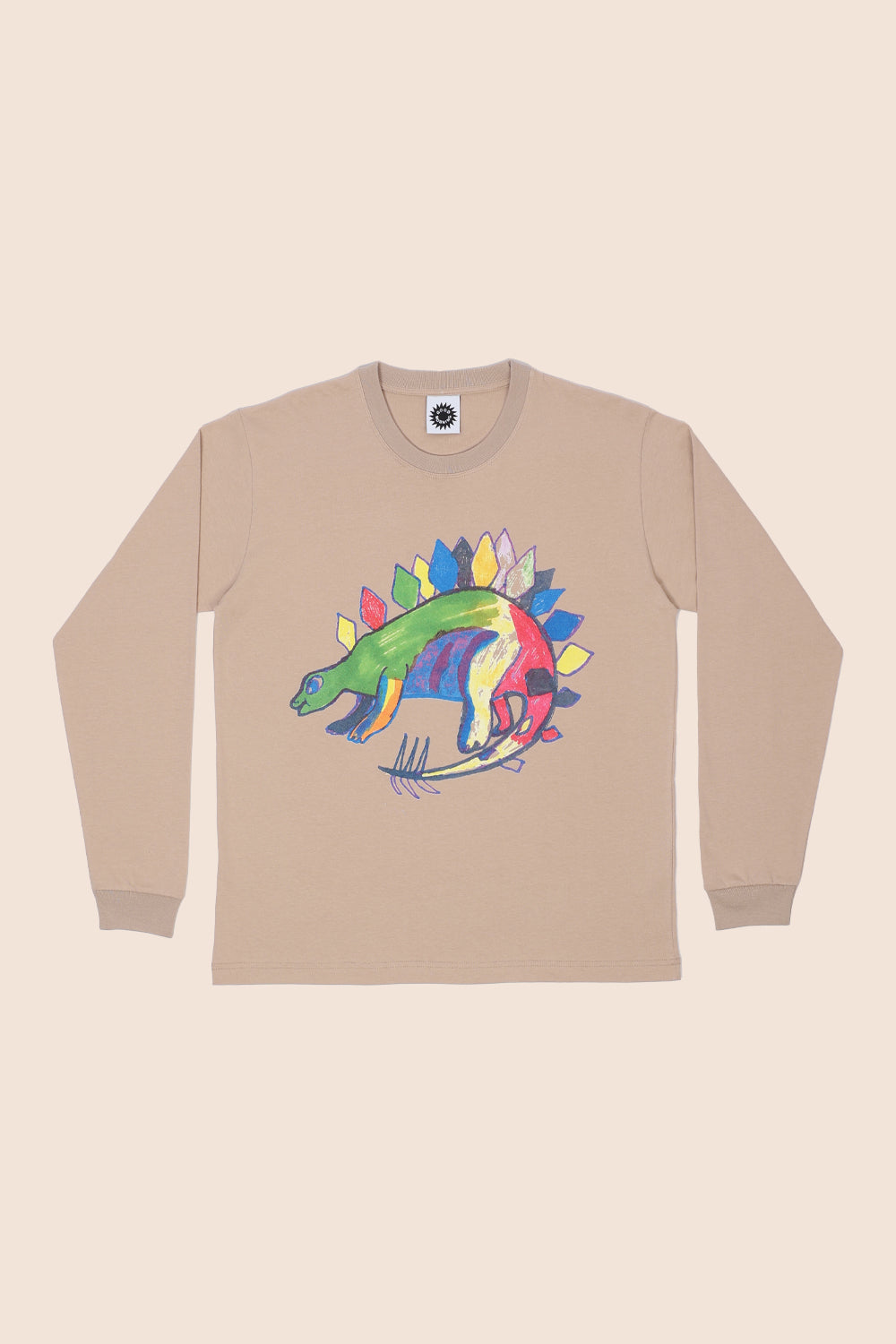 Good Morning Tapes LSD World Peace Dinosaur Long Sleeve T-Shirt