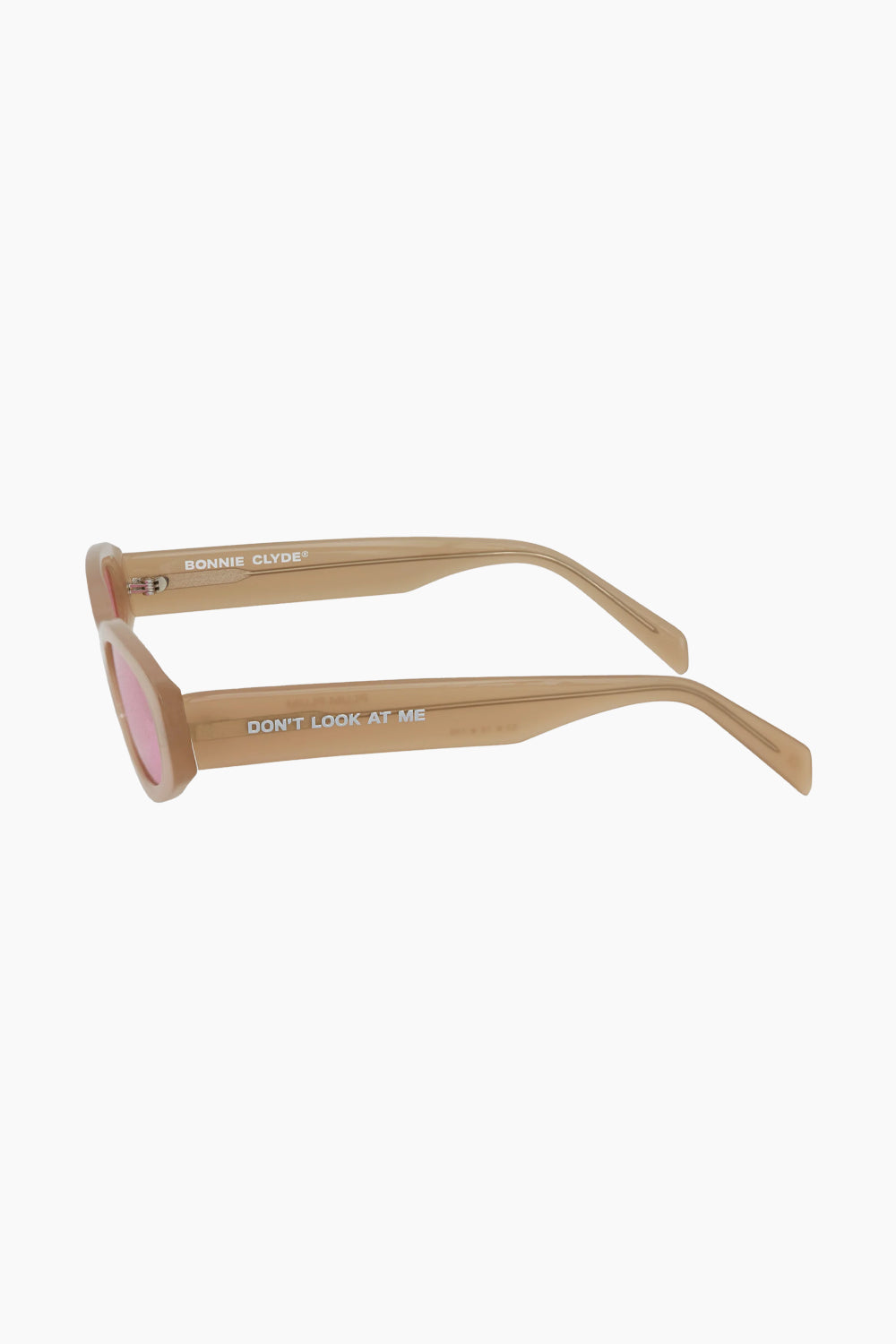 Bonnie Clyde Plum Plum Brown Sunglasses Pink Tint