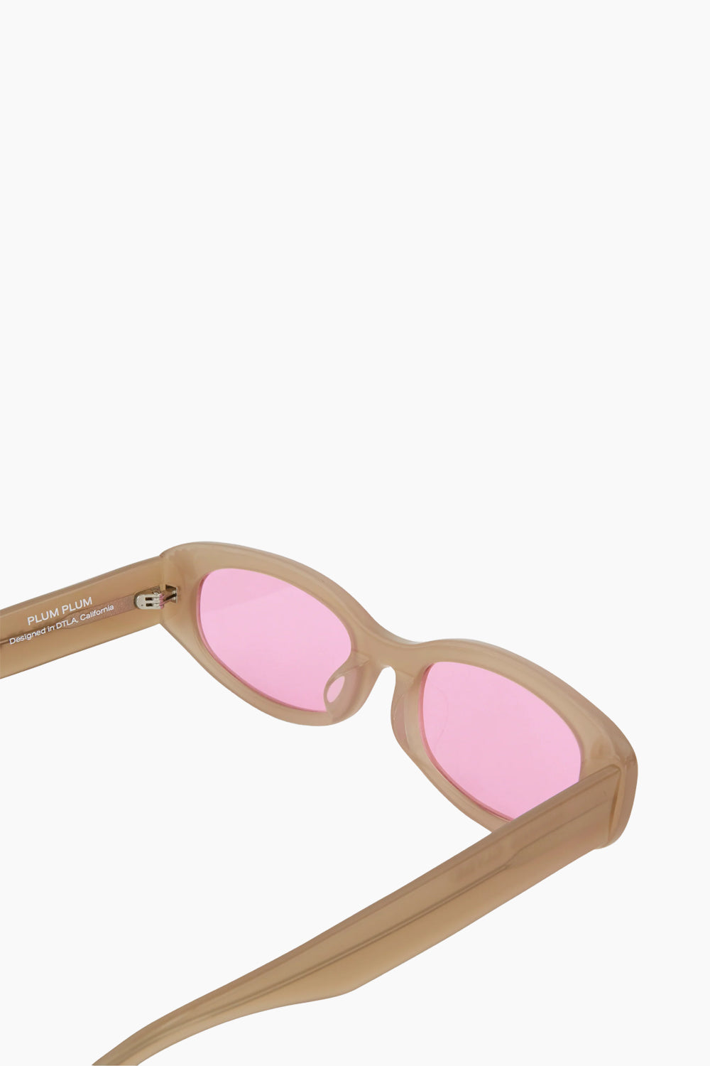 Bonnie Clyde Plum Plum Brown Sunglasses Pink Tint