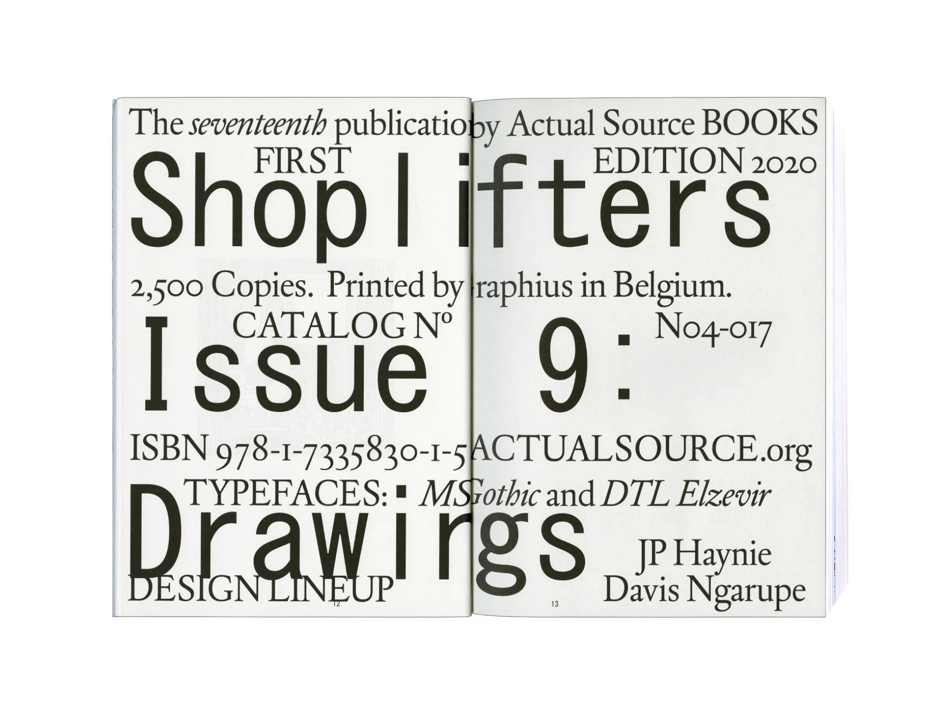 Shoplifters Issue 9: Drawings