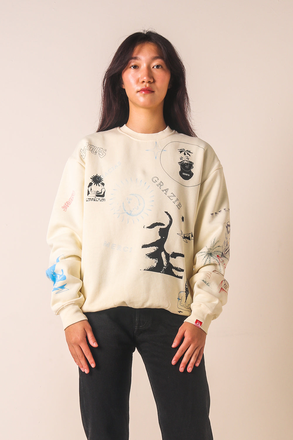 Jungles Test Print Crewneck